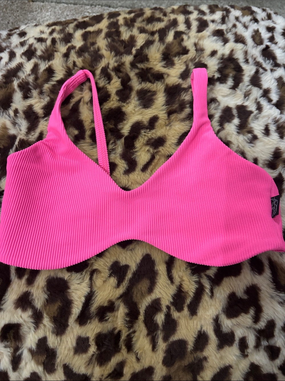 Tiger Friday Dancewear Ruth Bralette in Hot Punk CXL